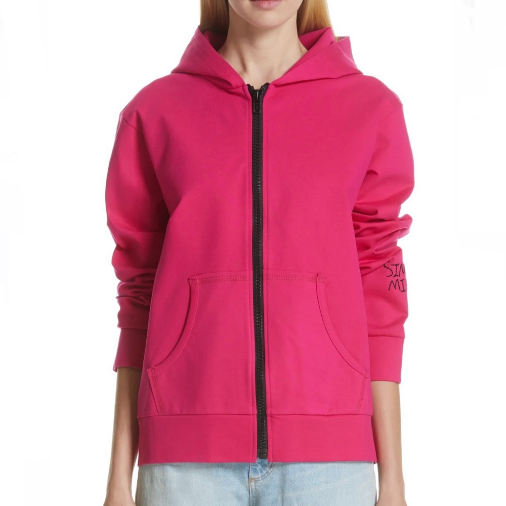 NEW SIMON MILLER PINK ZIP HOODIE
